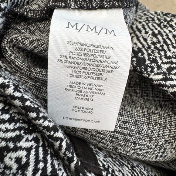 Cabi Agent Black Herringbone Midi Length Jacket - Picture 6 of 8